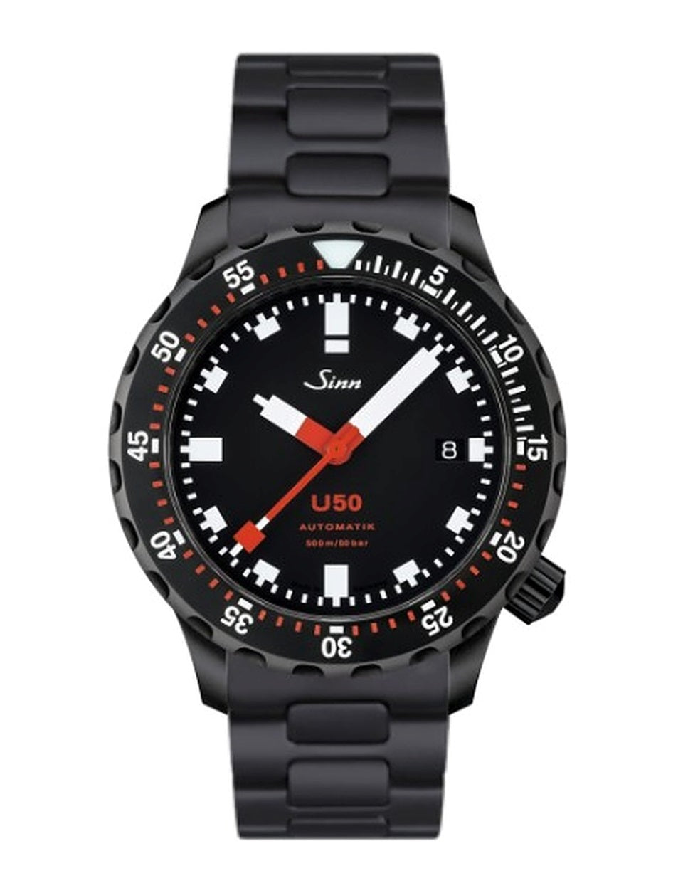 Sinn (ซินน์) นาฬิกาดำน้ำ U50 S สายสแตนเลสสตีล ขนาดตัวเรือน 41 มม. (U50 S)