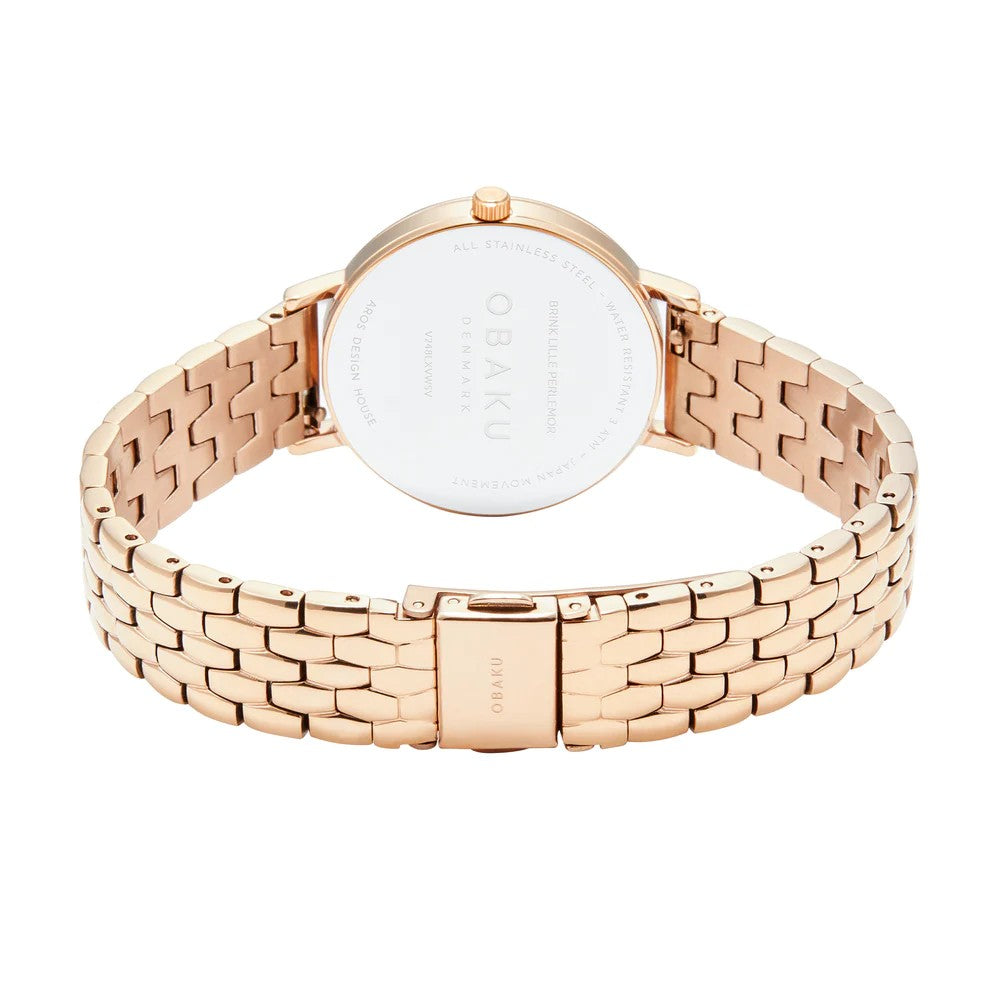 Obaku (โอบากุ) นาฬิกาผู้หญิง Brink Lille Perlemor ระบบควอตซ์ สายสแตนเลสสตีล ขนาดตัวเรือน 32 มม. (V248LXVWSV)