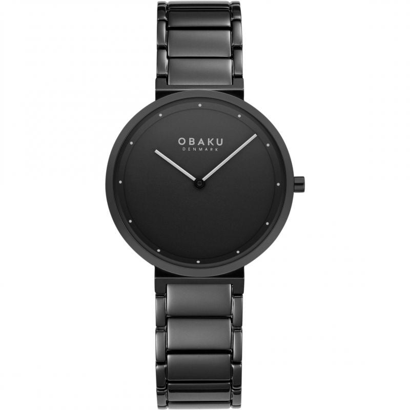 Obaku (โอบากุ) นาฬิกาผู้หญิง Klip Lille ระบบควอตซ์ สายสแตนเลสสตีล ขนาดตัวเรือน 34 มม. (V258LXBBSB)