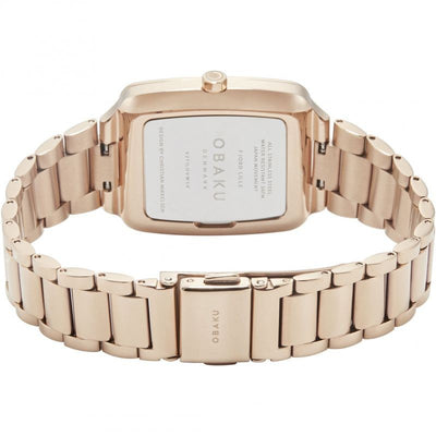 Obaku (โอบากุ) นาฬิกาผู้หญิง Lille Fuchsia ระบบควอตซ์ สายสเตนเลสสตีล ขนาดตัวเรือน 30 มม. (V271LDVWSV)