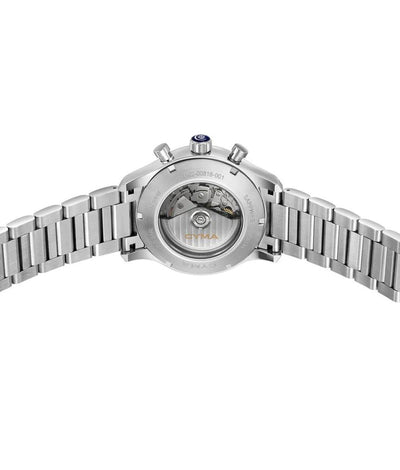 CYMA (ไซมา) นาฬิกาข้อมือ Grand Maestro The Chess Collection ระบบออโตเมติก สายสเตนเลสสตีล ขนาดตัวเรือน 43.5 มม. (W02-00818-001)