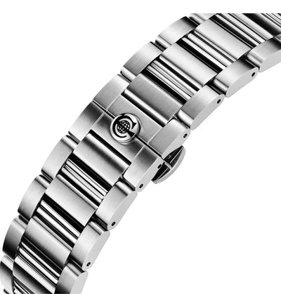 CYMA (ไซมา) นาฬิกาข้อมือ Grand Maestro The Chess Collection ระบบออโตเมติก สายสเตนเลสสตีล ขนาดตัวเรือน 43.5 มม. (W02-00818-003)