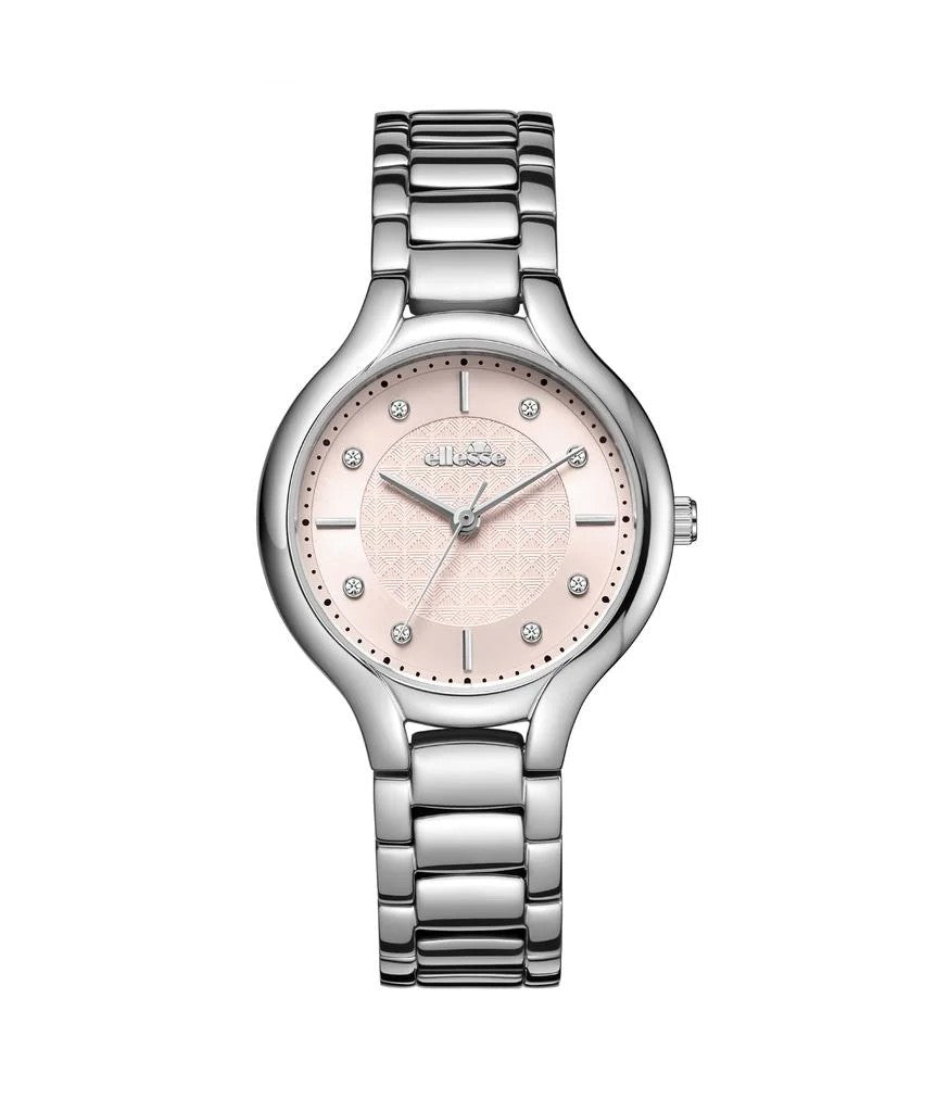 Ellesse (เอลเลส) นาฬิกาผู้หญิง Luna 3 เข็ม ระบบควอตซ์ สายสเตนเลสสตีล ขนาดตัวเรือน 30 มม. (W03-00857-001)
