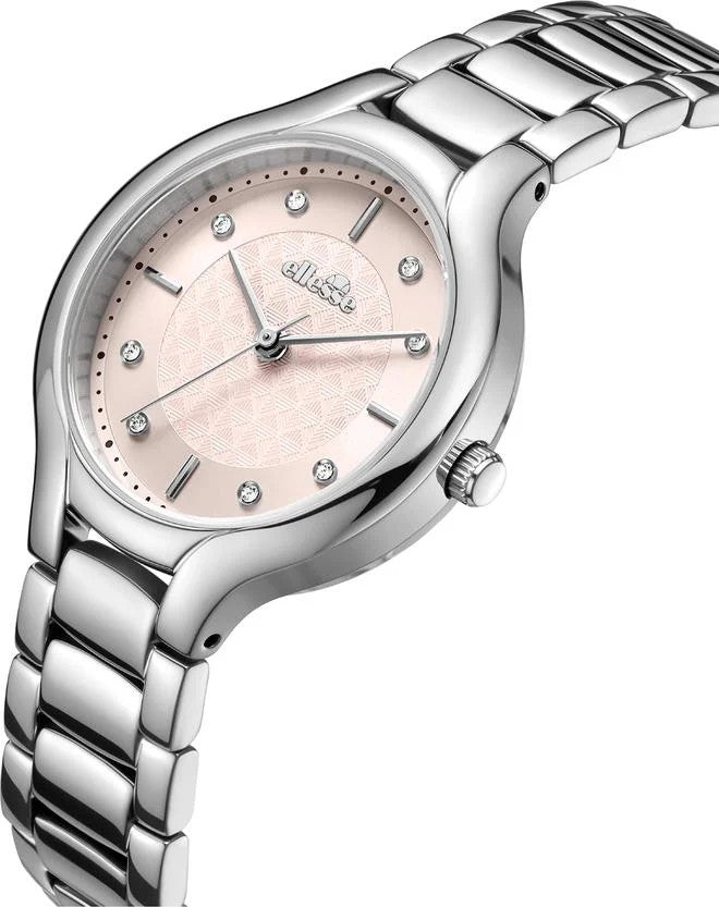 Ellesse (เอลเลส) นาฬิกาผู้หญิง Luna 3 เข็ม ระบบควอตซ์ สายสเตนเลสสตีล ขนาดตัวเรือน 30 มม. (W03-00857-001)