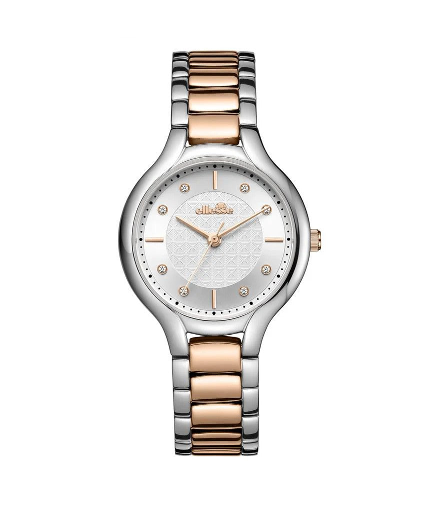 Ellesse (เอลเลส) นาฬิกาผู้หญิง Luna 3 เข็ม ระบบควอตซ์ สายสเตนเลสสตีล ขนาดตัวเรือน 30 มม. (W03-00857-003)