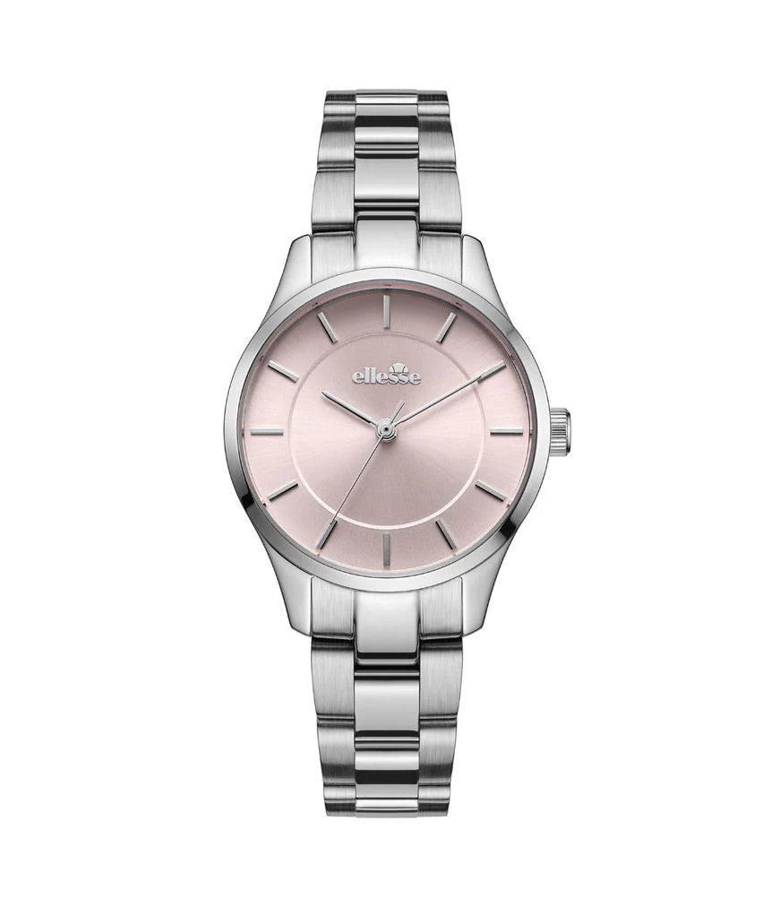 Ellesse (เอลเลส) นาฬิกาผู้หญิง Attimo 3 เข็ม ระบบควอตซ์ สายสเตนเลสสตีล ขนาดตัวเรือน 30 มม. (W03-00859-001)