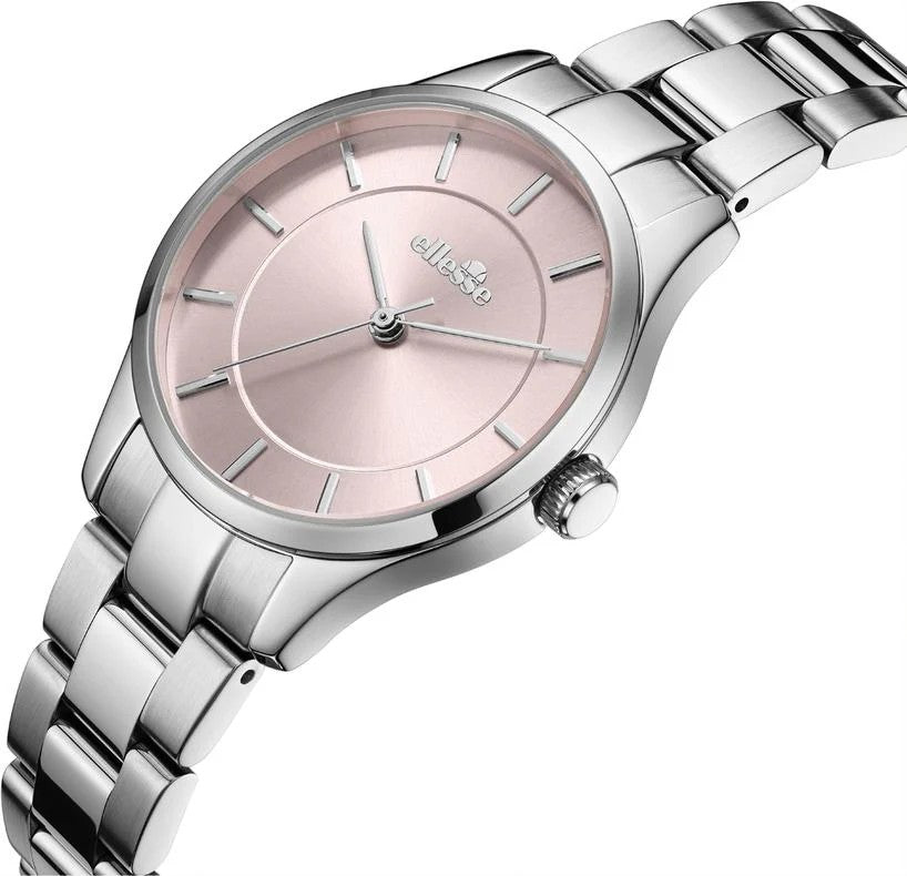 Ellesse (เอลเลส) นาฬิกาผู้หญิง Attimo 3 เข็ม ระบบควอตซ์ สายสเตนเลสสตีล ขนาดตัวเรือน 30 มม. (W03-00859-001)