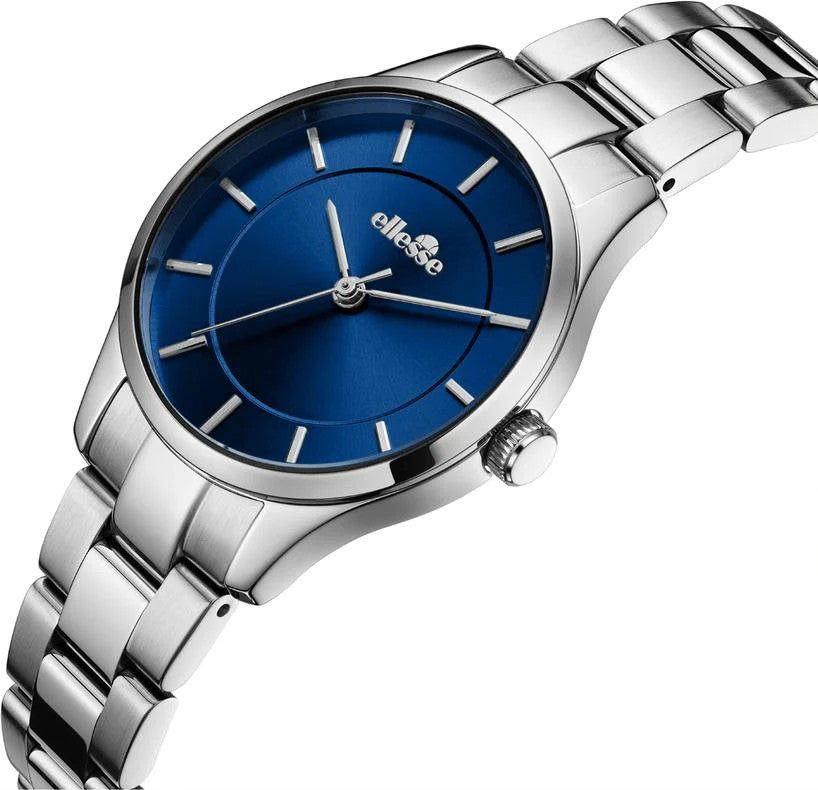 Ellesse (เอลเลส) นาฬิกาผู้หญิง Attimo 3 เข็ม ระบบควอตซ์ สายสเตนเลสสตีล ขนาดตัวเรือน 30 มม. (W03-00859-002)
