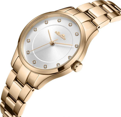 Ellesse (เอลเลส) นาฬิกาผู้หญิง Attimo 3 เข็ม ระบบควอตซ์ สายสเตนเลสสตีล ขนาดตัวเรือน 30 มม. (W03-00859-004)