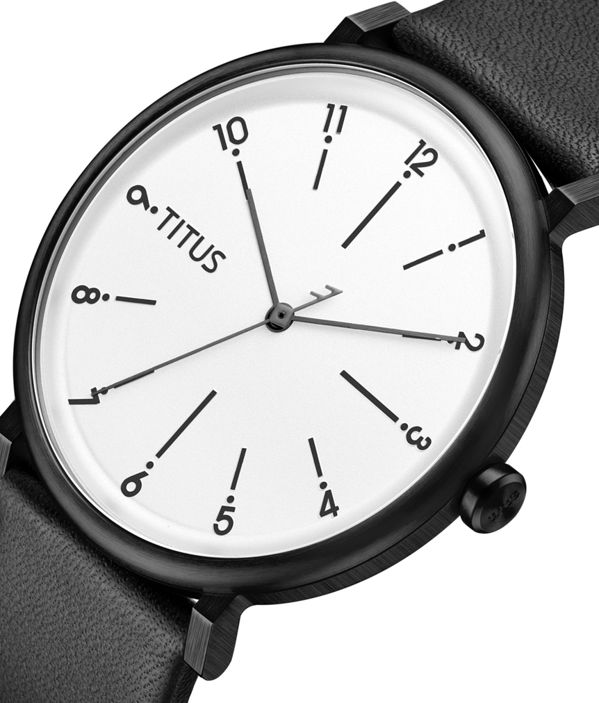 Solvil et Titus (โซวิล เอ ติตัส) นาฬิกาผู้ชาย Nordic Tale 3 เข็ม ระบบควอตซ์ สายหนัง (W06-03143-006)