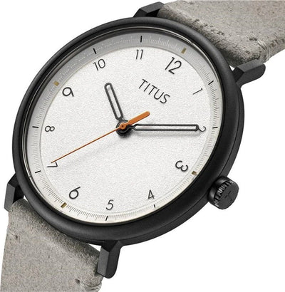 Solvil et Titus (โซวิล เอ ติตัส) นาฬิกาผู้ชาย Nordic Tale 3 เข็ม ระบบควอตซ์ สายหนัง (W06-03143-014)