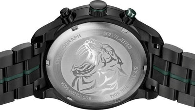 Solvil et Titus (โซวิล เอ ติตัส) นาฬิกาผู้ชาย รุ่น Saber โครโนกราฟ ระบบควอตซ์ สายสแตนเสลสตีล (W06-03282-008)