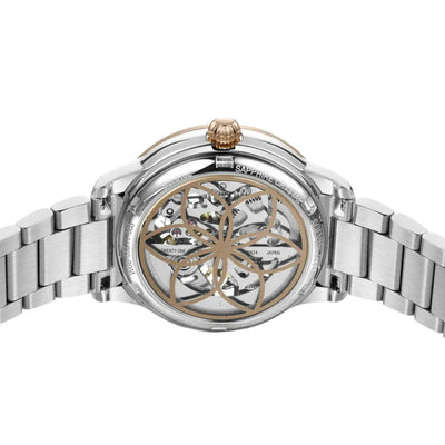 Solvil et Titus (โซวิล เอ ติตัส) นาฬิกาผู้หญิง Classic Skeleton ระบบออโตเมติก สายสเตนเลสสตีล ขนาดตัวเรือน 34 มม. (W06-03311-003)