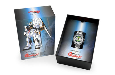 [Pre-Order] Solvil et Titus x Mobile Suit Gundam "v Gundam" Limited Edition นาฬิกาโครโนกราฟ ระบบควอตซ์ สายสเตนเลสสตีล ขนาดตัวเรือน 44.2 มม. (W06-03330-001)