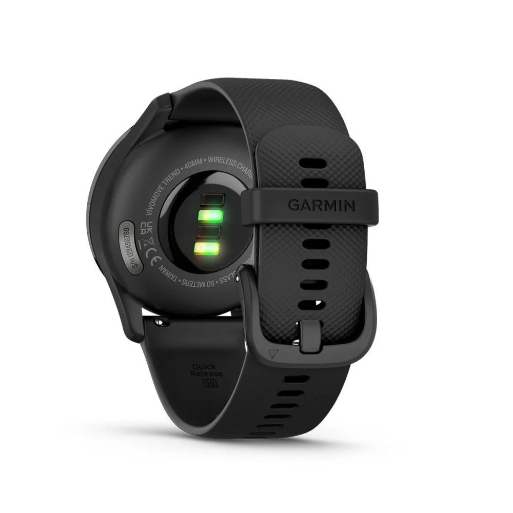 Garmin (การ์มิน) นาฬิกา Smartwatch รุ่น Vivomove Trend ขนาดหน้าปัด 40.4 มม. (010-02665)