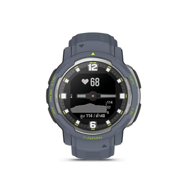 Garmin (การ์มิน) นาฬิการุ่น Instinct Crossover - Standard Edition ขนาดหน้าปัด 45 มม. (010-02730)
