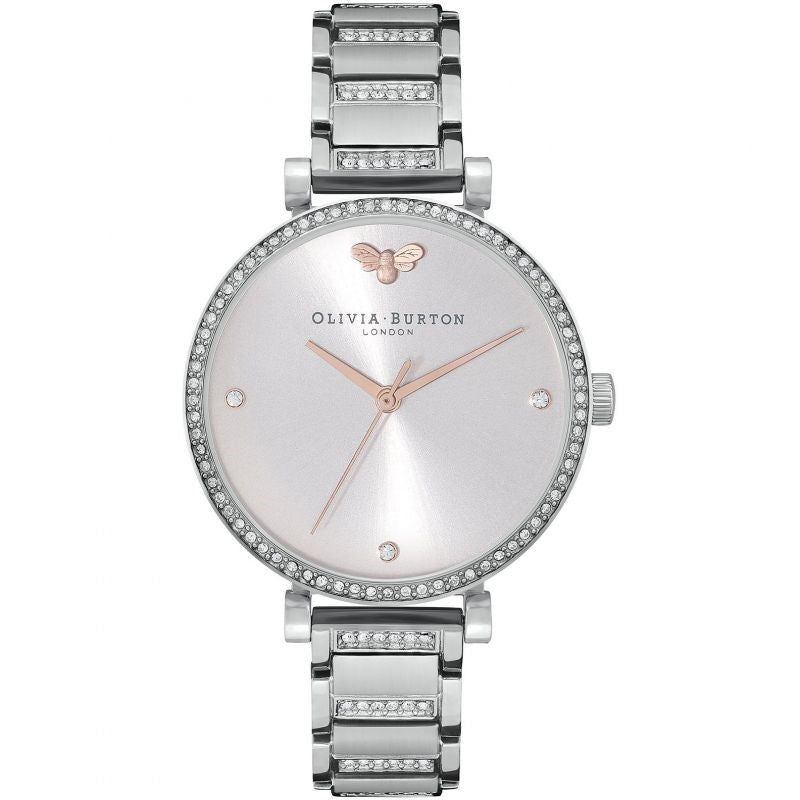 Olivia Burton (โอลิเวีย เบอร์ตัน) นาฬิกาผู้หญิง Belgrave ระบบควอตซ์ สายสเตนเลสสตีล ขนาดตัวเรือน 32 มม.