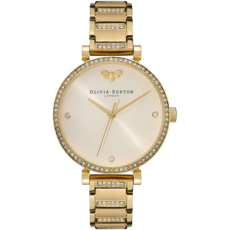 Olivia Burton (โอลิเวีย เบอร์ตัน) นาฬิกาผู้หญิง Belgrave ระบบควอตซ์ สายสเตนเลสสตีล ขนาดตัวเรือน 32 มม.