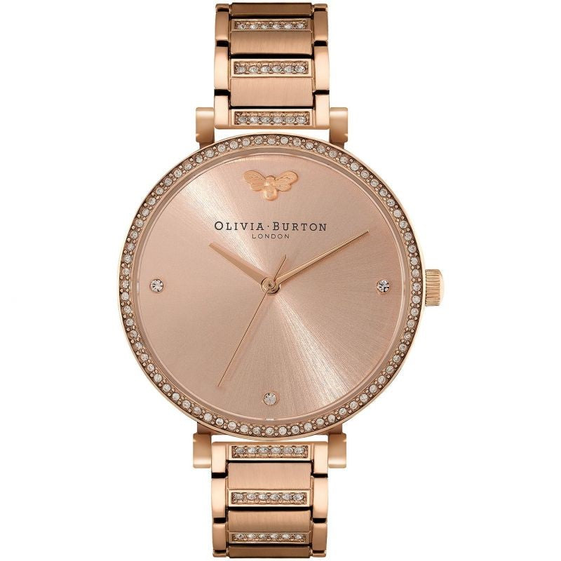 Olivia Burton (โอลิเวีย เบอร์ตัน) นาฬิกาผู้หญิง Belgrave ระบบควอตซ์ สายสเตนเลสสตีล ขนาดตัวเรือน 32 มม.