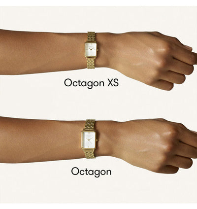 Rosefield (โรสฟิลด์) นาฬิกาผู้หญิง รุ่น Octagon XS สายสแตนเลสสตีล ขนาดตัวเรือน 24.9 มม.