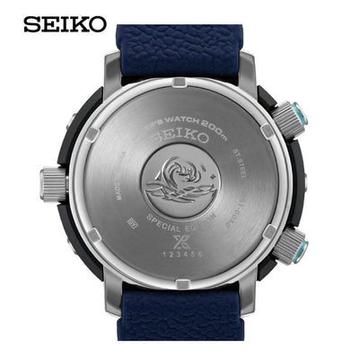 Seiko (ไซโก) นาฬิกาผู้ชาย รุ่น Prospex "Tropical Lagoon" Special Edition รุ่น SNJ039P ระบบโซลาร์ ไฮบริดจ์ ขนาดตัวเรือน 47.8 มม.