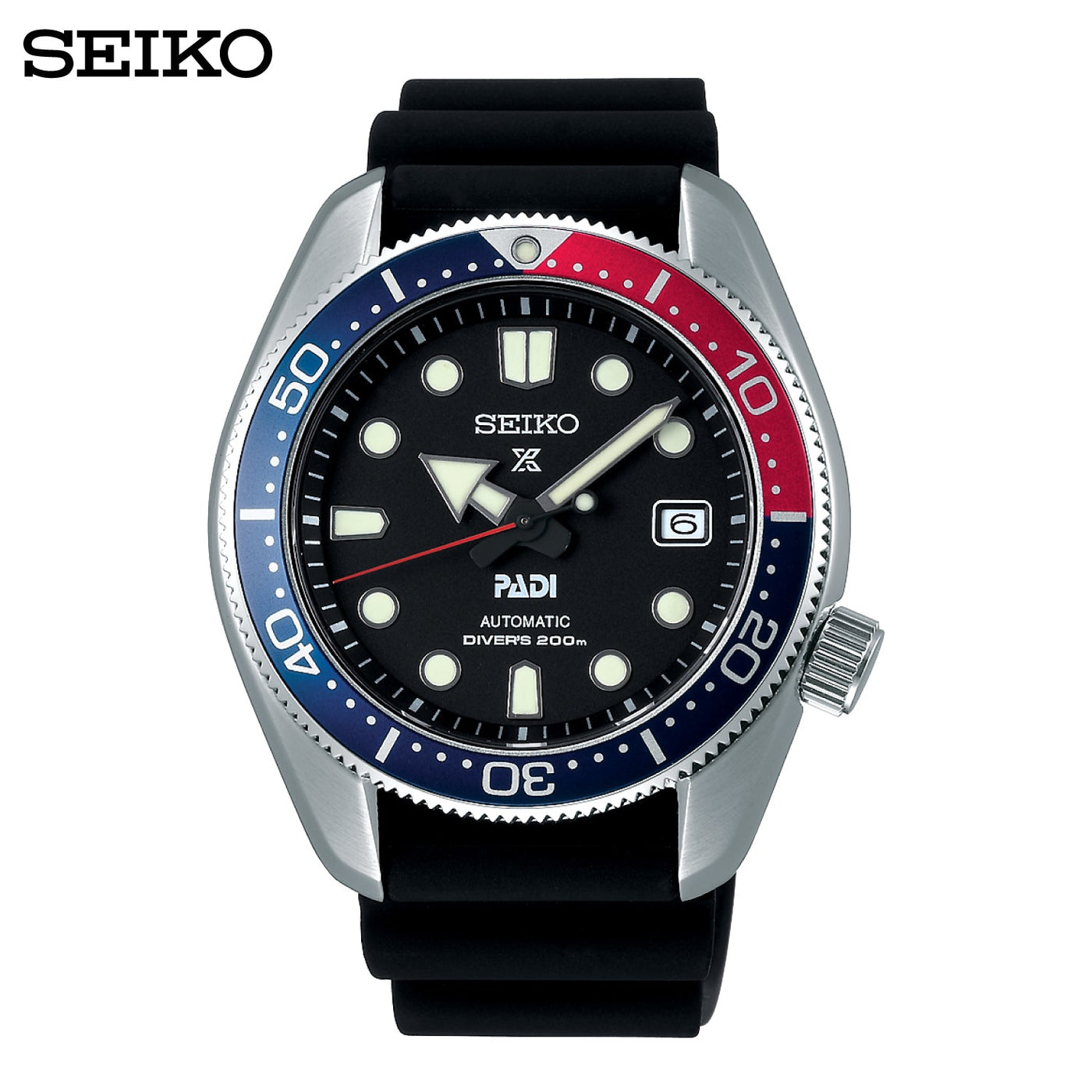 Seiko (ไซโก) นาฬิกาผู้ชาย Prospex Marine Master PADI Special Edition Men's Watch SPB087J ระบบอัตโนมัติ ขนาดตัวเรือน 43 มม.