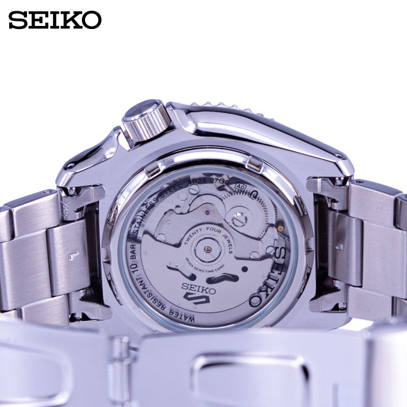 Seiko (ไซโก) นาฬิกาผู้ชาย รุ่น New Seiko 5 Sports Automatic SRPD53K ระบบออโตเมติก ขนาดตัวเรือน  42.5 มม.