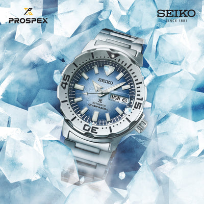 Seiko (ไซโก) นาฬิกาผู้ชาย รุ่น Prospex Monster Save The Ocean 7 Special Edition SRPG57K ขนาดตัวเรือน 42.43 มม.