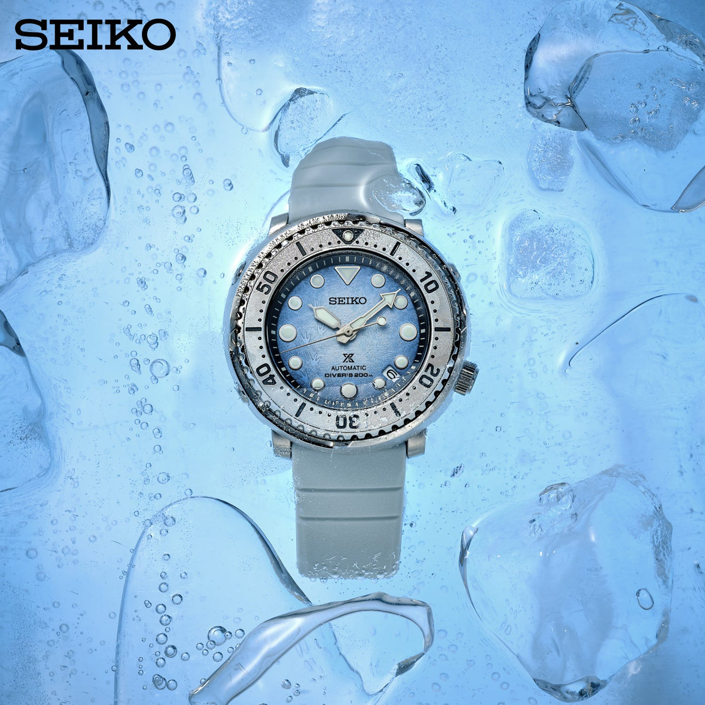 Seiko (ไซโก) นาฬิกาผู้ชาย รุ่น Prospex Tuna Save The Ocean 7 Special Edition SRPG59K ระบบออโตเมติก ขนาดตัวเรือน 43.2 มม.