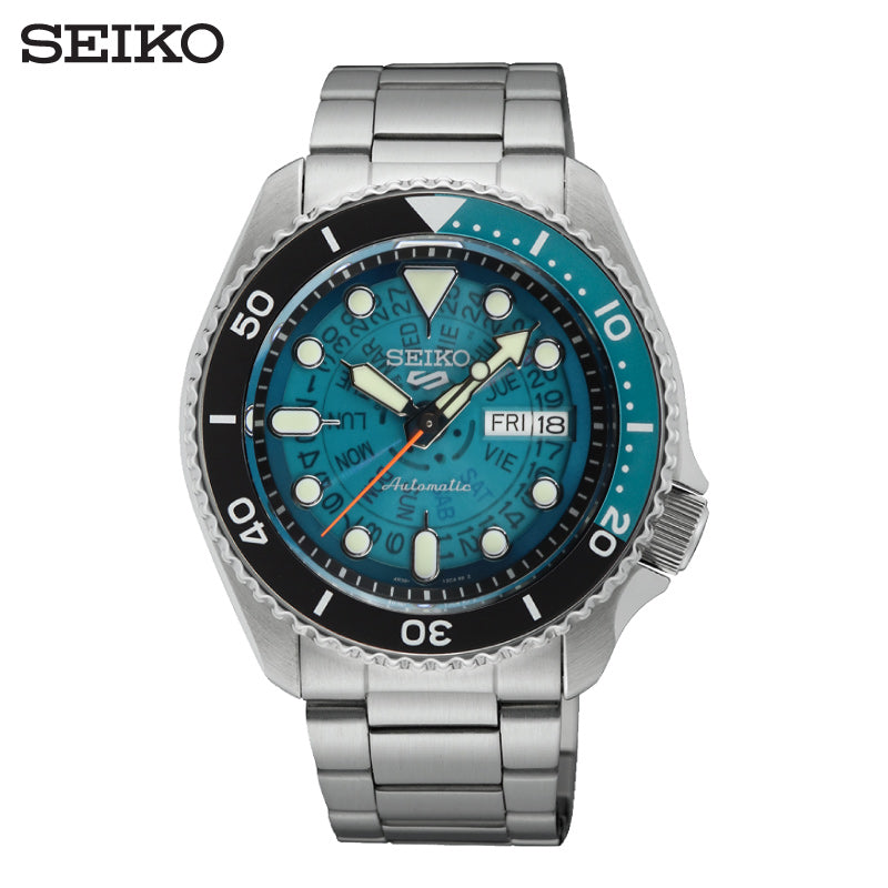 Seiko (ไซโก) นาฬิกาผู้ชาย Seiko 5 Sports Skeleton Time Sonar 70’S SRPJ45K SRPJ47K ระบบอัตโนมัติ ขนาดตัวเรือน 42.5 มม.