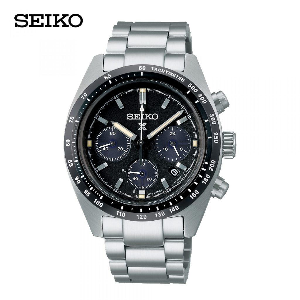 Seiko (ไซโก) นาฬิกาผู้ชาย รุ่น Prospex Solar Speed Timer SSC815P ระบบออโตเมติก ขนาดตัวเรือน 39 มม.