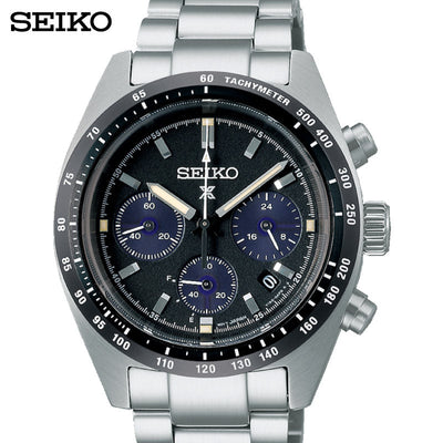 Seiko (ไซโก) นาฬิกาผู้ชาย รุ่น Prospex Solar Speed Timer SSC815P ระบบออโตเมติก ขนาดตัวเรือน 39 มม.